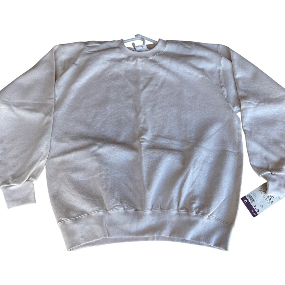 Pro Spirit Vintage White Crewneck Sweatshirt Womens XL NWT
